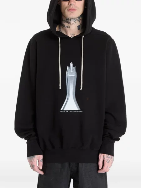 Hanorac cu glugă Rick Owens Drkshdw negru