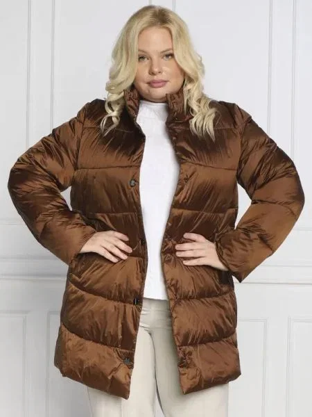 Persona by Marina Rinaldi Kabát PEONIA plus size Regular Fit barna