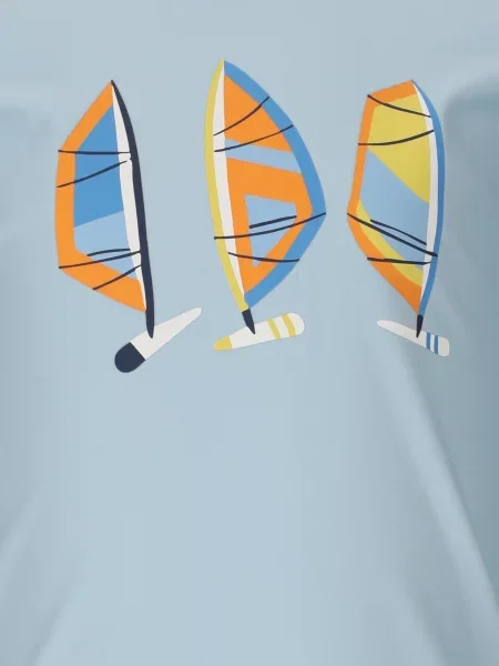 Gyerek pólóing Zigzag kék