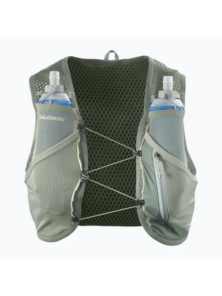 Salomon Active Skin 8 Комплект жилетка за бягане лавров венец/подложка за лилии/измиване на алое зелено