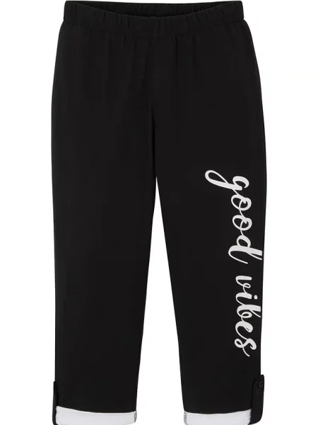 Legginsy z bawełny organicznej czarne
