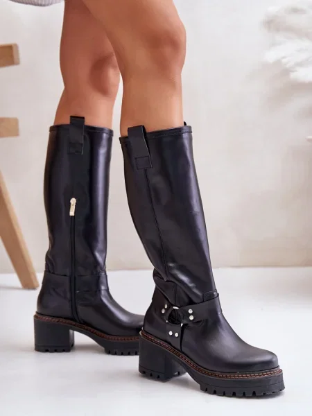 Cizme Lewski Shoes negru