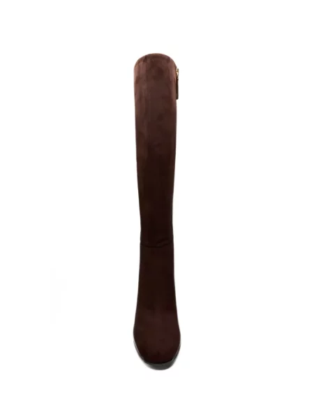 Botine Guess din piele de căprioară maro