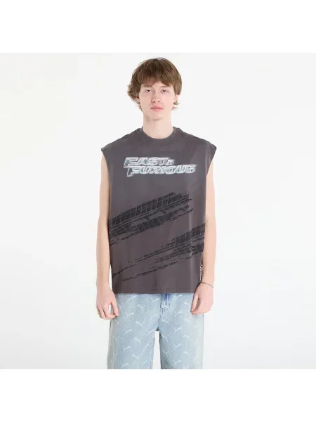 Tricou Puma x Fast & Furious Cutoff Dusky Gray M