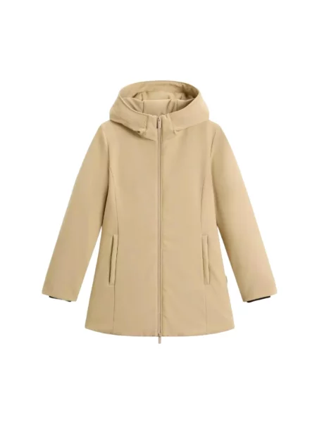 Parka Woolrich beżowa