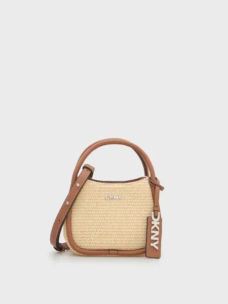 Сумка хобо Dkny бежева