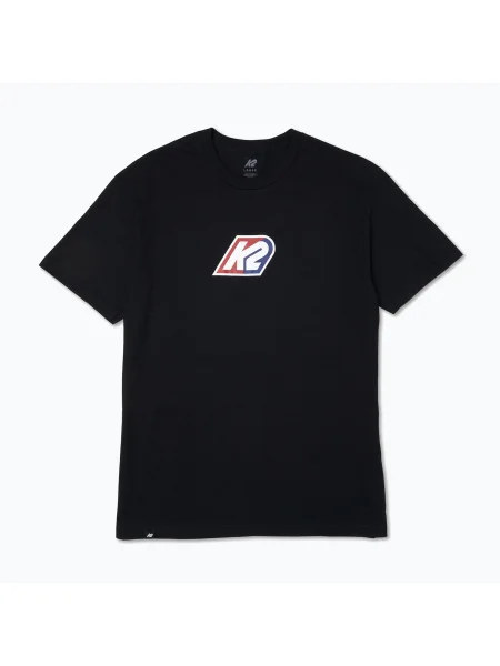 Férfi póló K2 Heritage black. Méret: M fekete