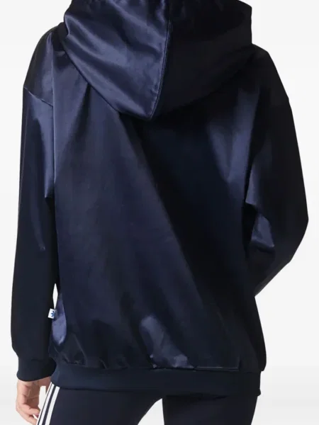 Cropp top Adidas cu dungi cu un umăr gol negru