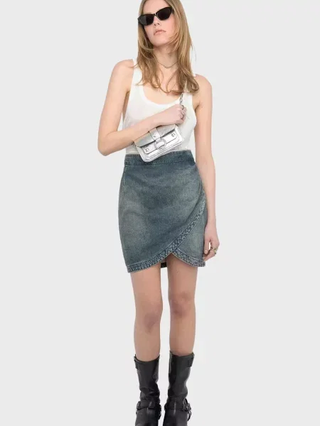 Джинсова спідниця Zadig&voltaire синя