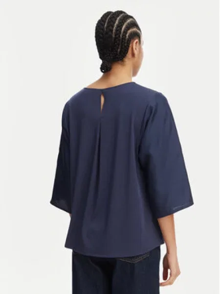 Weekend Max Mara Bluza Fastoso Mornarsko modra