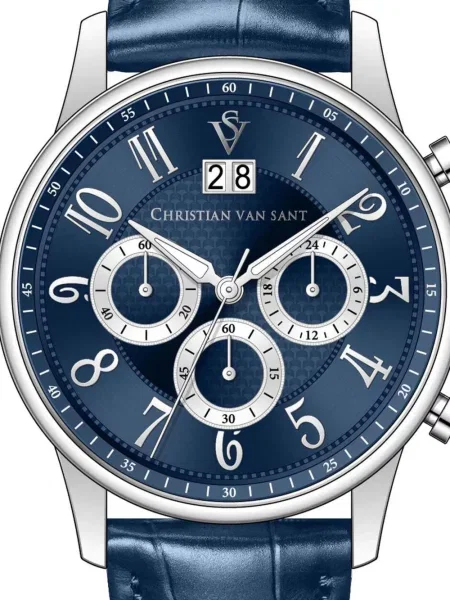 Ceas Christian Van Sant albastru