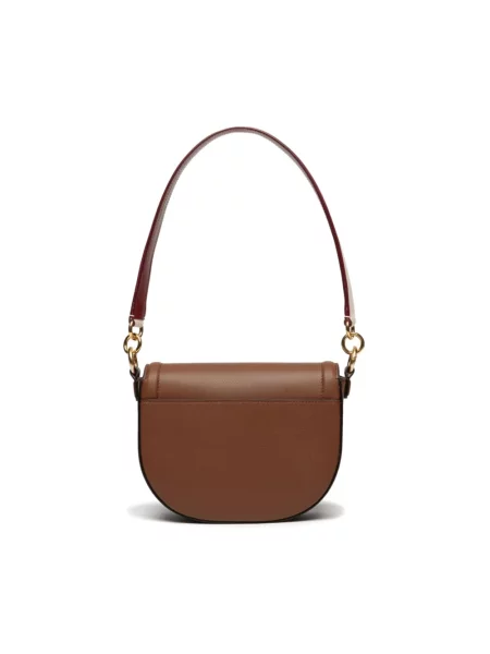 Torebka crossbody Bally skórzana brązowa