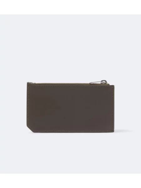 Portofel Saint Laurent din piele verde
