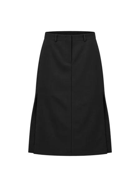 Spódnica midi Fendi czarna