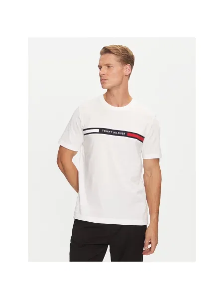 Tommy Hilfiger T-Shirt Regular Fit λευκό