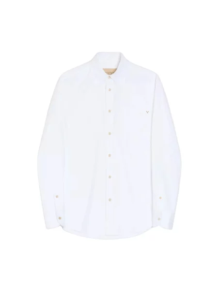 Lniana koszula Valentino biała