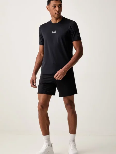 Emporio Armani trening kratka majica modra