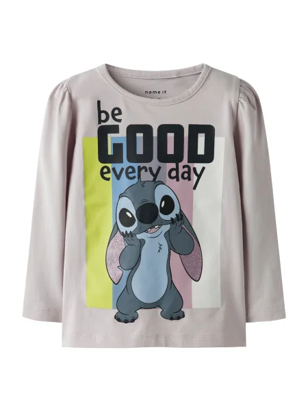 NAME IT Tricou NMFDIANA STITCH opal / verde kiwi / mauve negru