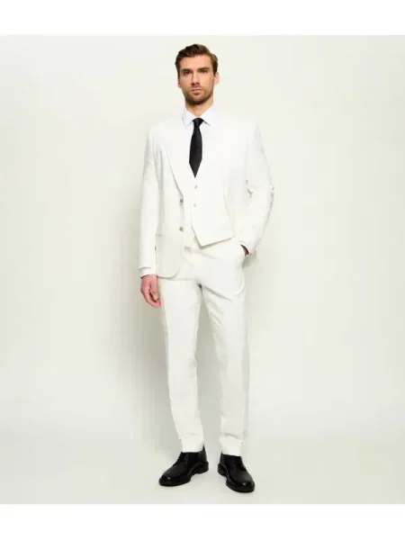 HUGO Costum | cu adaos de in alb