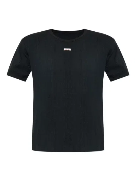 Tricou Maison Margiela cu decolteu rotund negru
