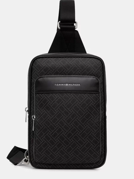 Tommy Hilfiger plecak z imitacji skóry czarny