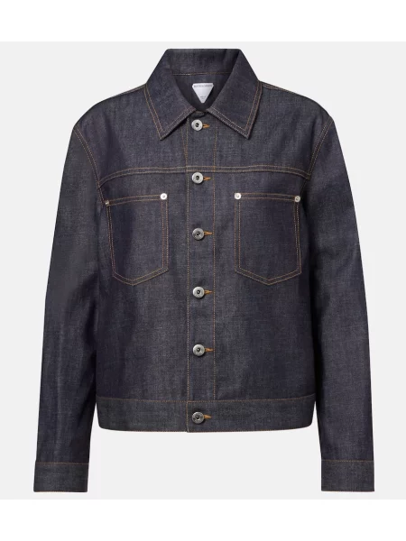 Geacă de blugi Bottega Veneta albastru