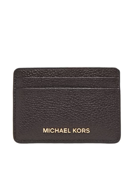 Etui na karty kredytowe MICHAEL Michael Kors brązowy