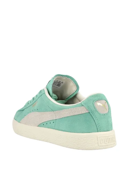 Sneakerși Puma Suede din piele de căprioară verde