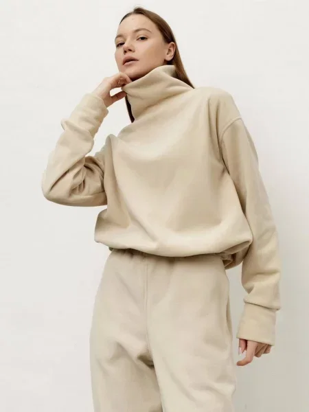 Водолазка HARVEST HOLIDAY сіро/бежевий фліс бежева