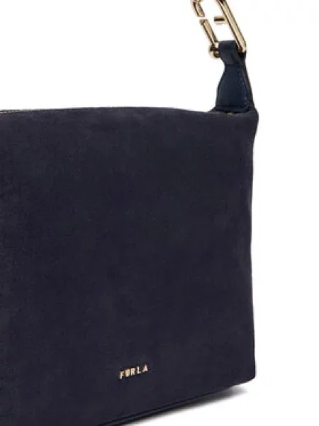 Furla Ročna torba Tonie Mini Mornarsko modra
