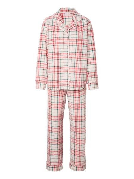 Hunkemöller Pijama verde petrol / roșu alb