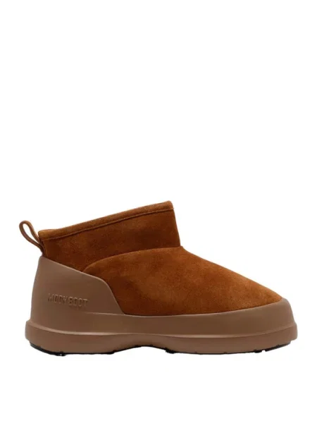 Női Moon Boot Luna Low Boot szarvasbőr cognac hó csizma. Méret: 37 EU barna