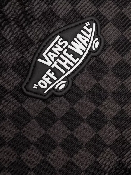 Vans Детска раница Old Skool Grom Check Backpack черно