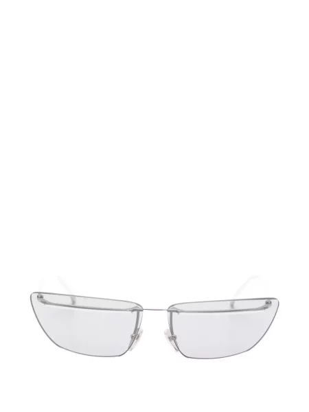 Ochelari de soare Prada Eyewear cu imprimeu geometric argintiu