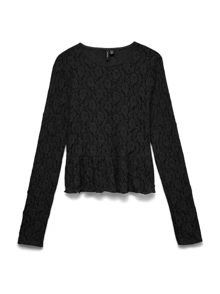 VERO MODA Bluză VMFLORA' negru