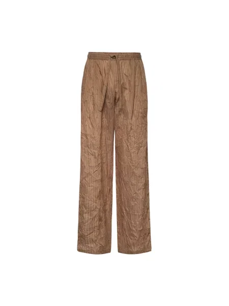 Spodnie Dolce And Gabbana brązowe