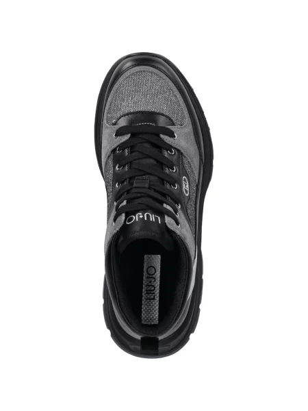 Sneakerși Liu Jo cu platformă negru