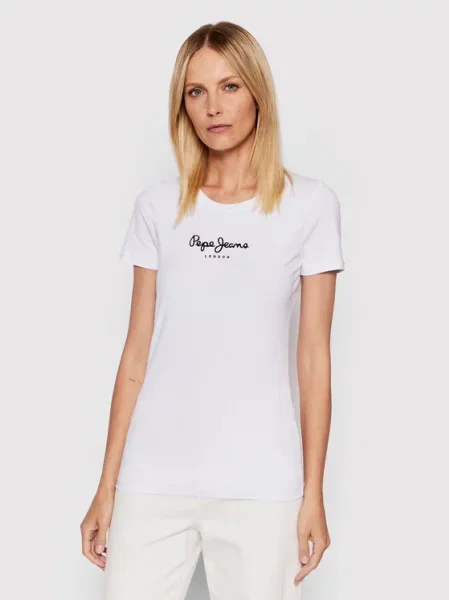 Тениска Pepe Jeans New Virginia Ss N бяло