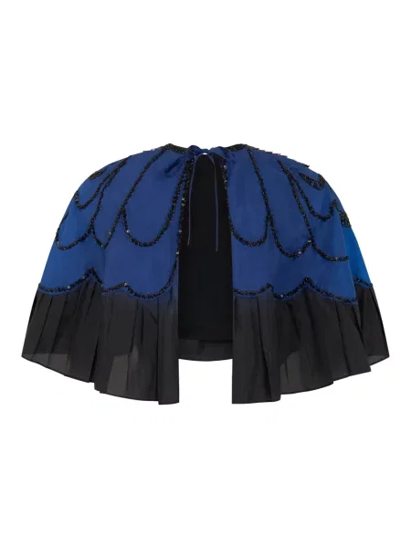Kurtka Alberta Ferretti niebieska