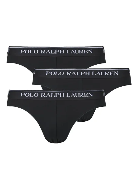Chiloți multipac Polo Ralph Lauren cu talie joasă negru