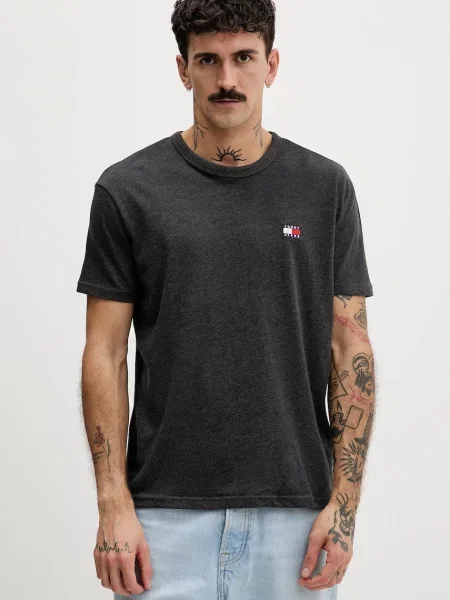 Tommy Jeans tričko šedé