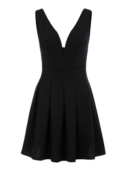 WAL G. Rochie de cocktail negru