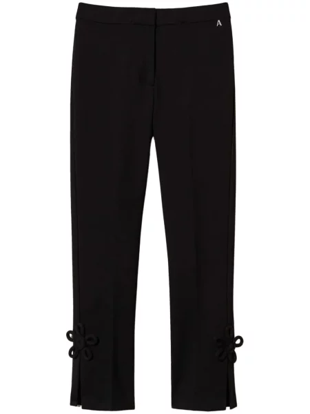 Pantaloni Twinset cu model floral negru