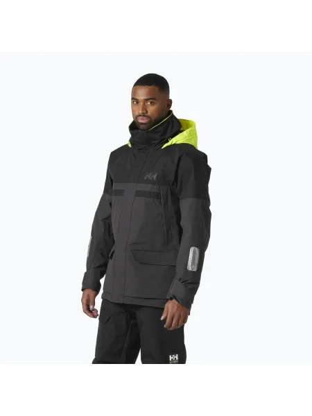 Geacă de ploaie pentru bărbați Helly Hansen Pier ebony