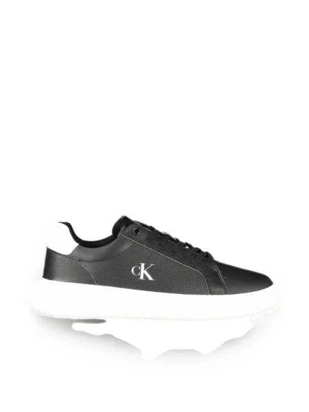 Sneakerși Calvin Klein cu imagine chunky negru