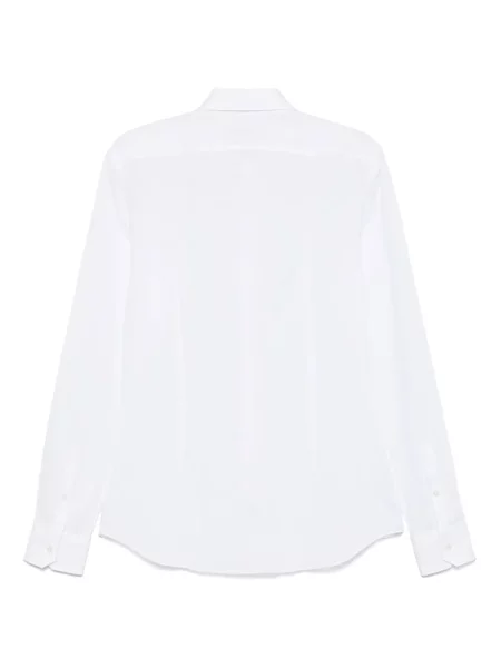 Cămașă Glanshirt de in alb