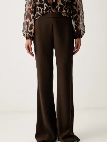 Twinset pantaloni de costum pentru femei maro