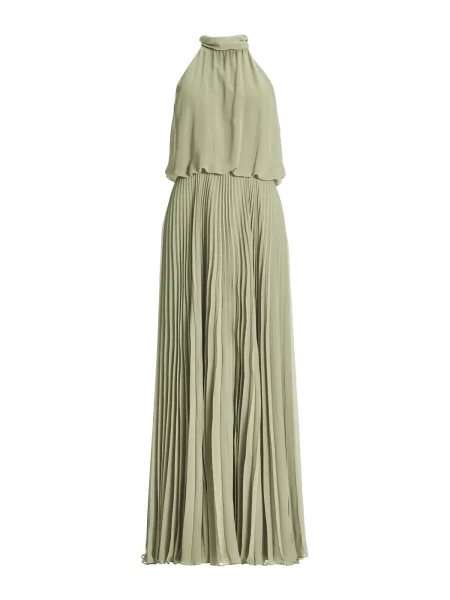 SWING Společenské šaty khaki