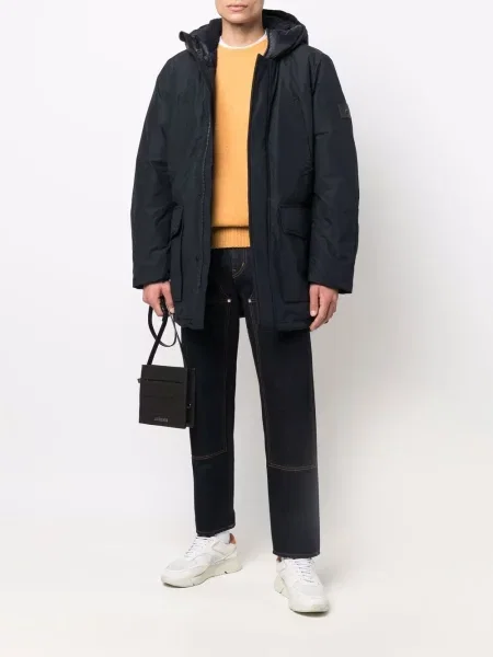 Vaškuotas parka Tommy Hilfiger mėlyna