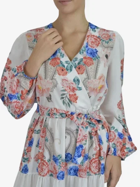 MSN Collection Šaty Maxi' bílá